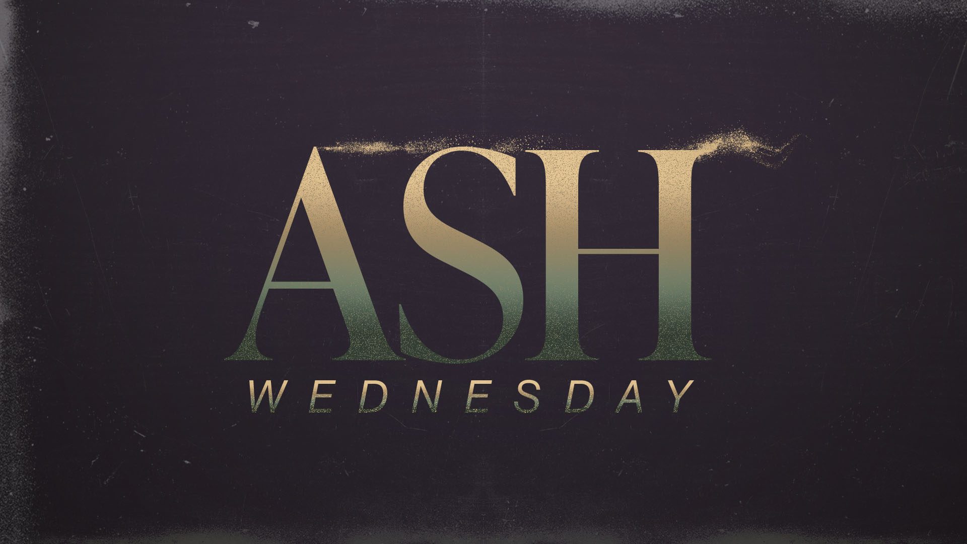 6878 - Ash Wednesday - HD Title Slide